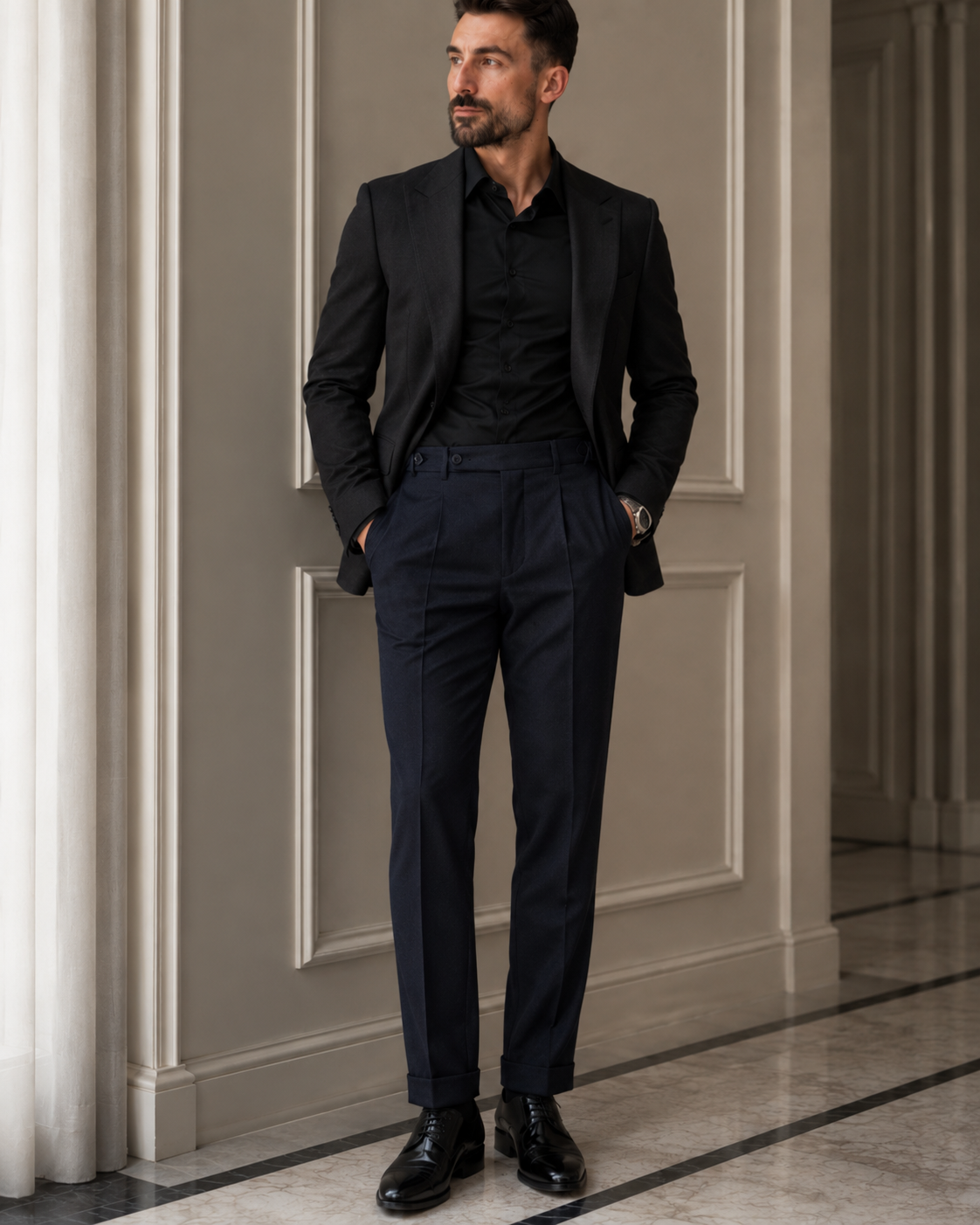 Pantaloni Formo albastri
