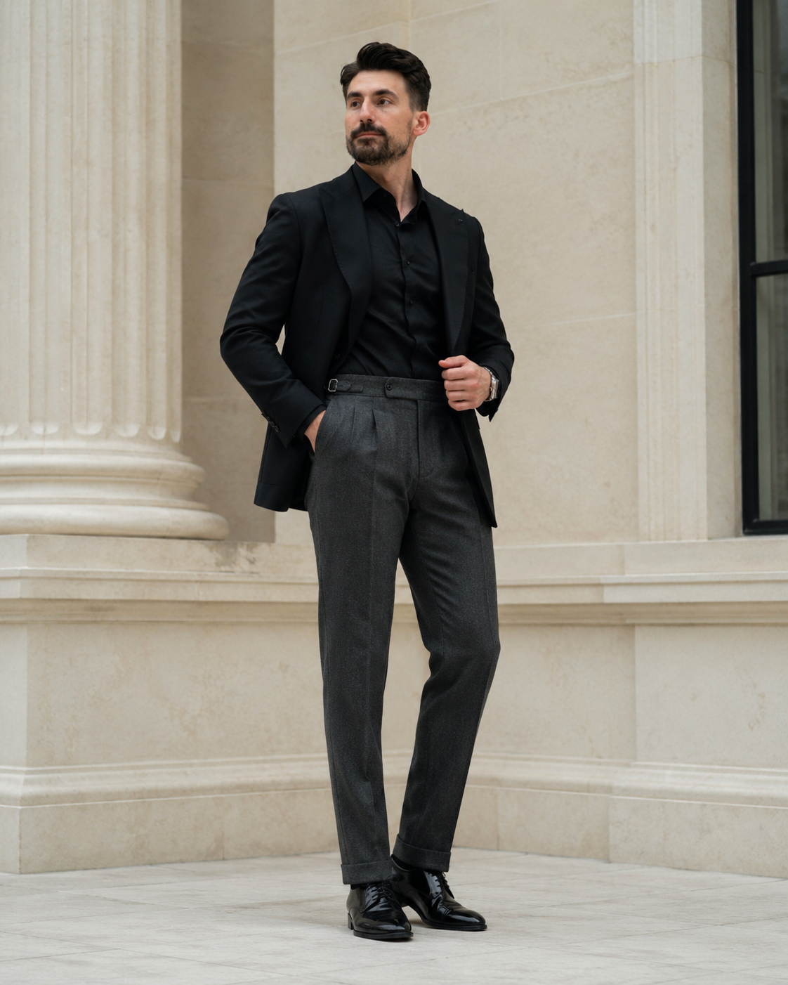 Pantaloni Formo fumé