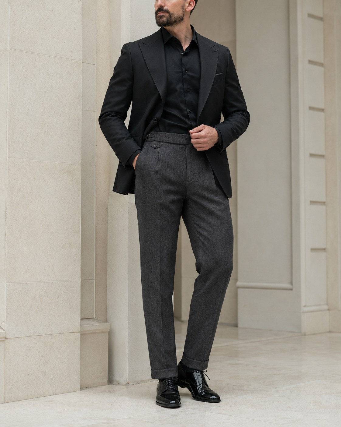Pantaloni Formo fumé