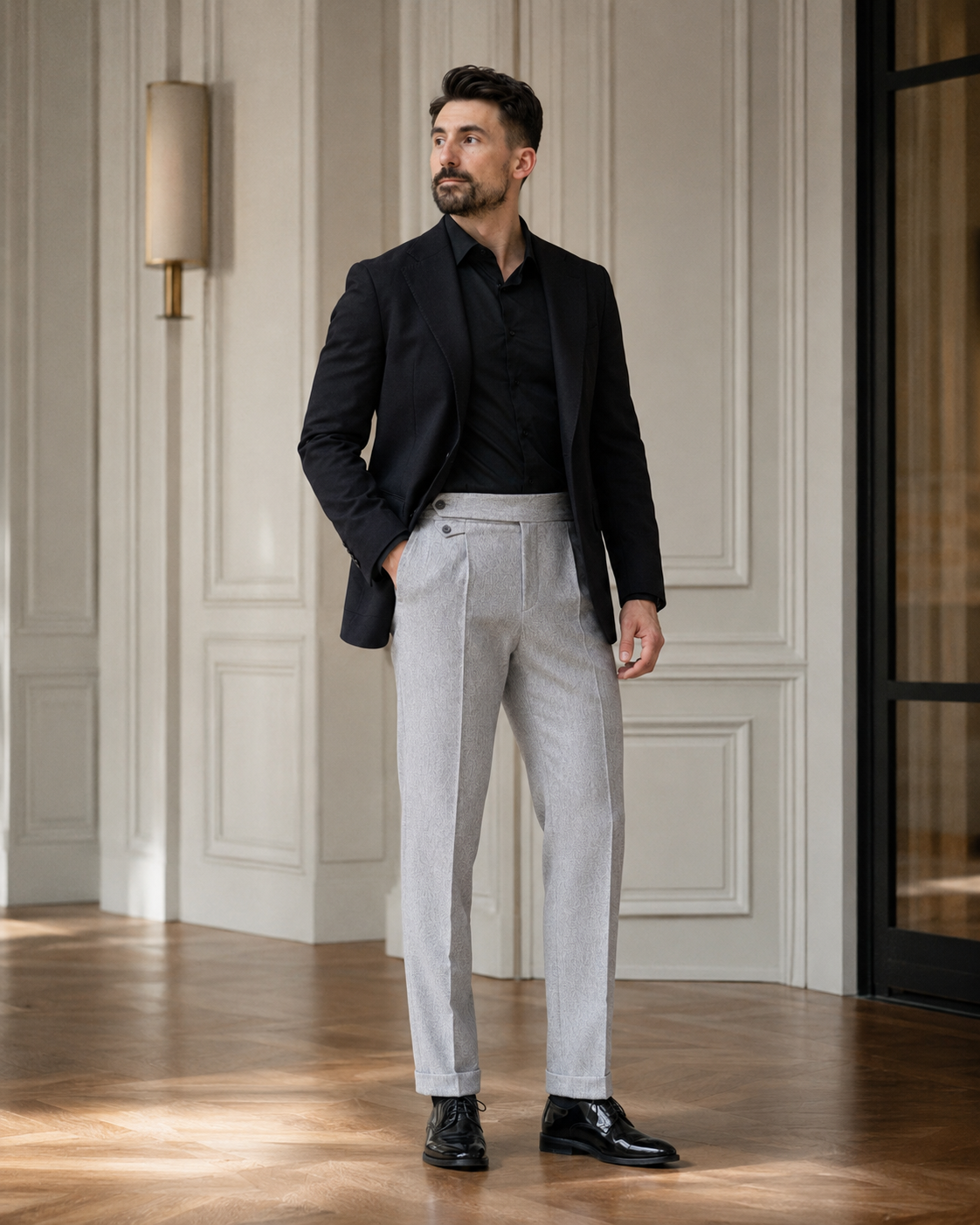 Pantaloni Formo gri deschis