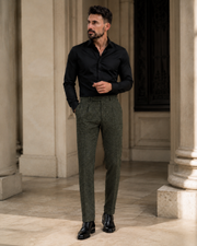 Pantaloni Ryan verde închis