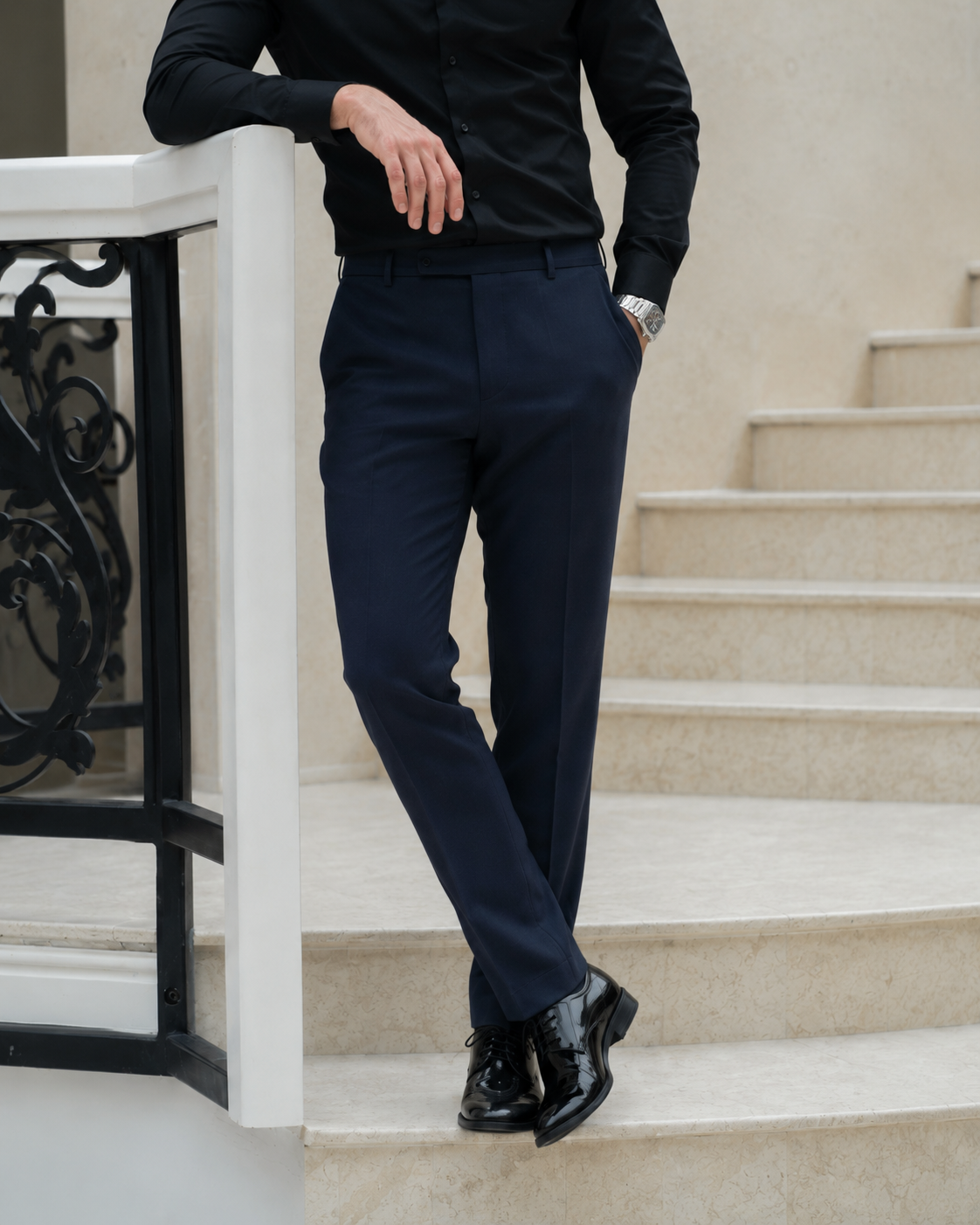 Pantaloni Timeless bluemarin