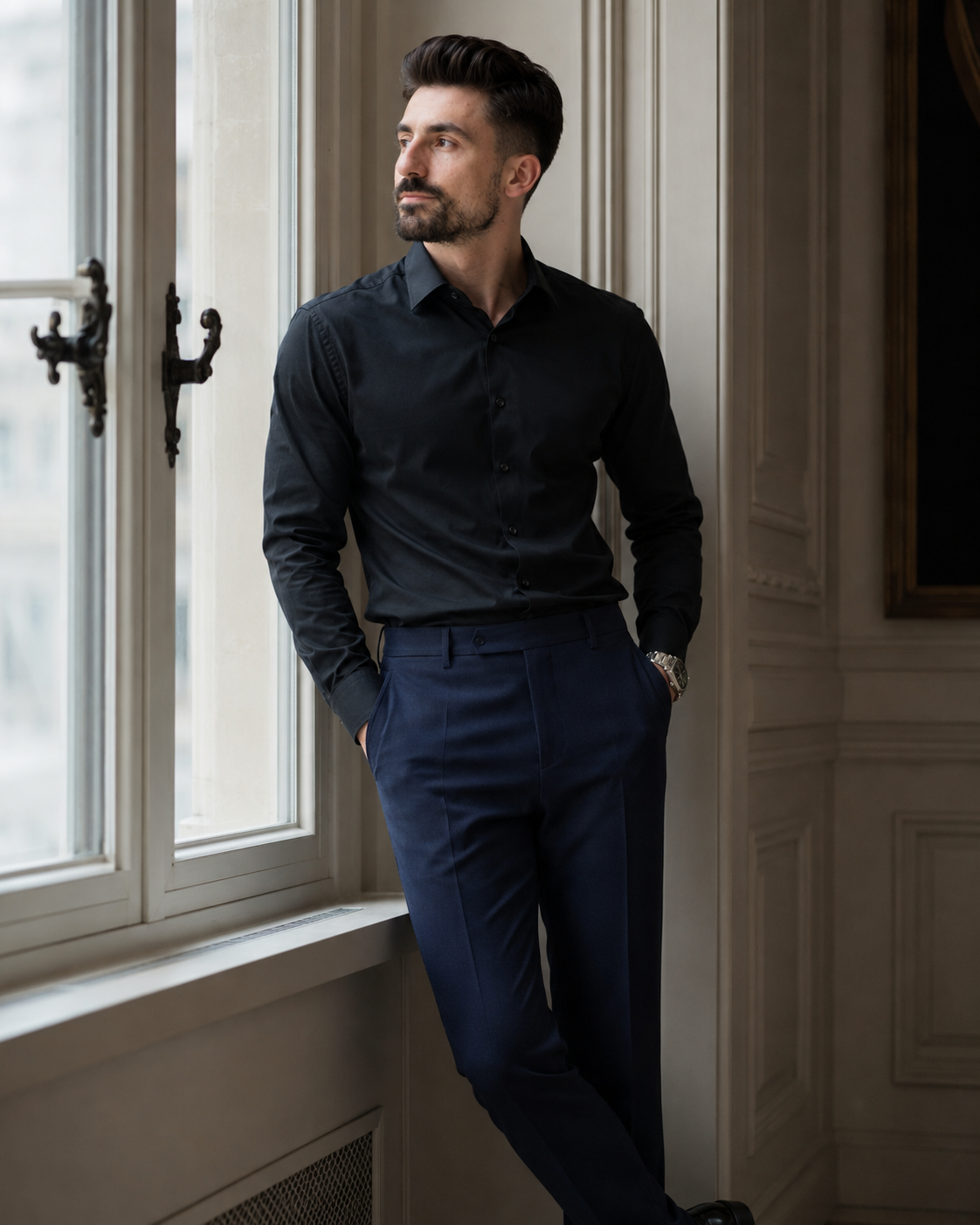 Pantaloni Timeless bluemarin