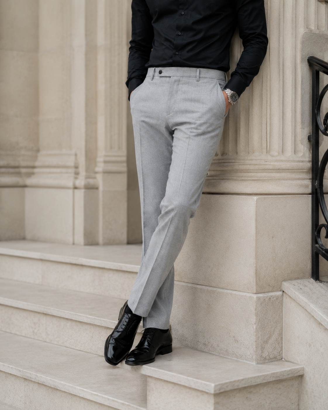 Pantaloni Timeless gri
