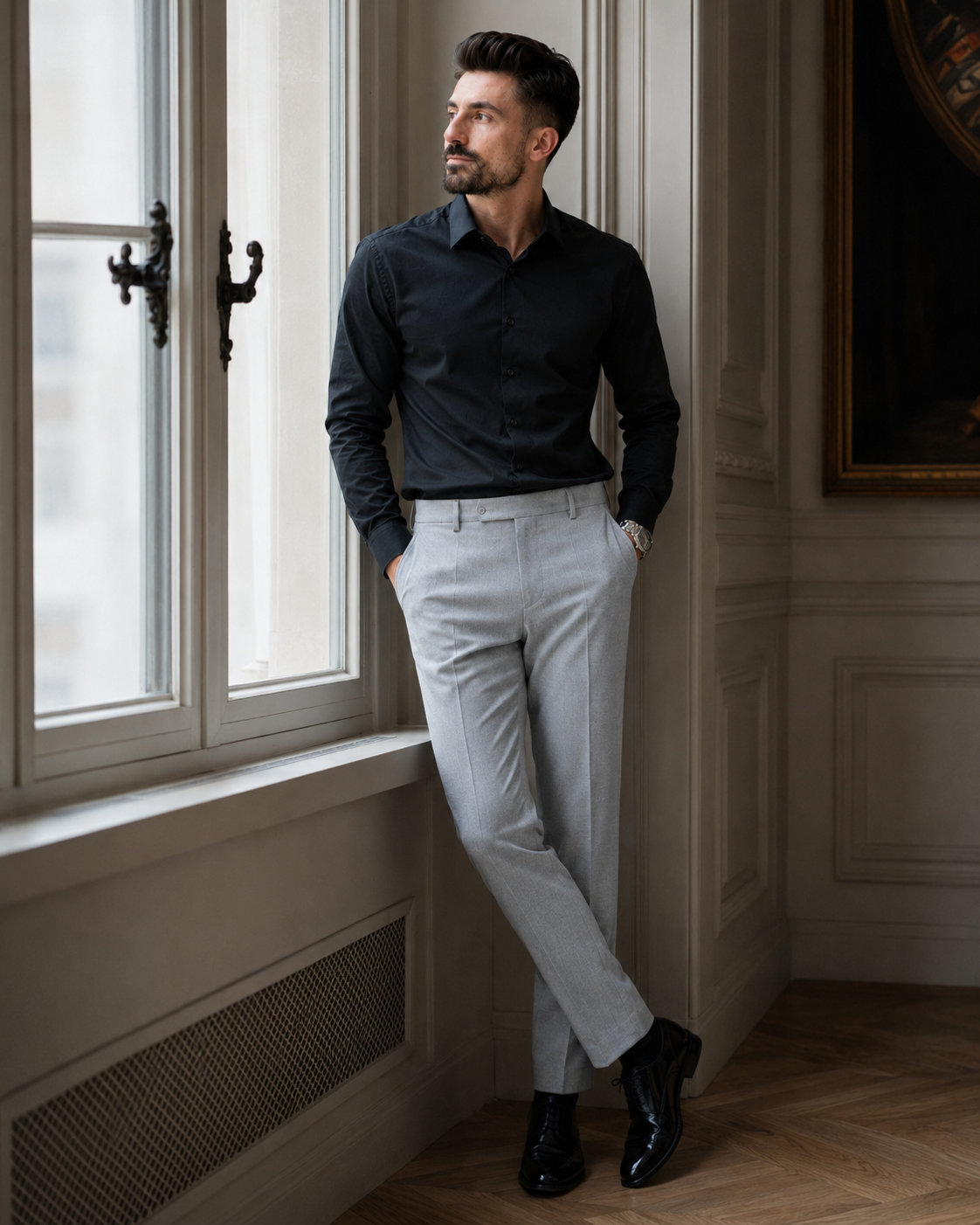 Pantaloni Timeless gri