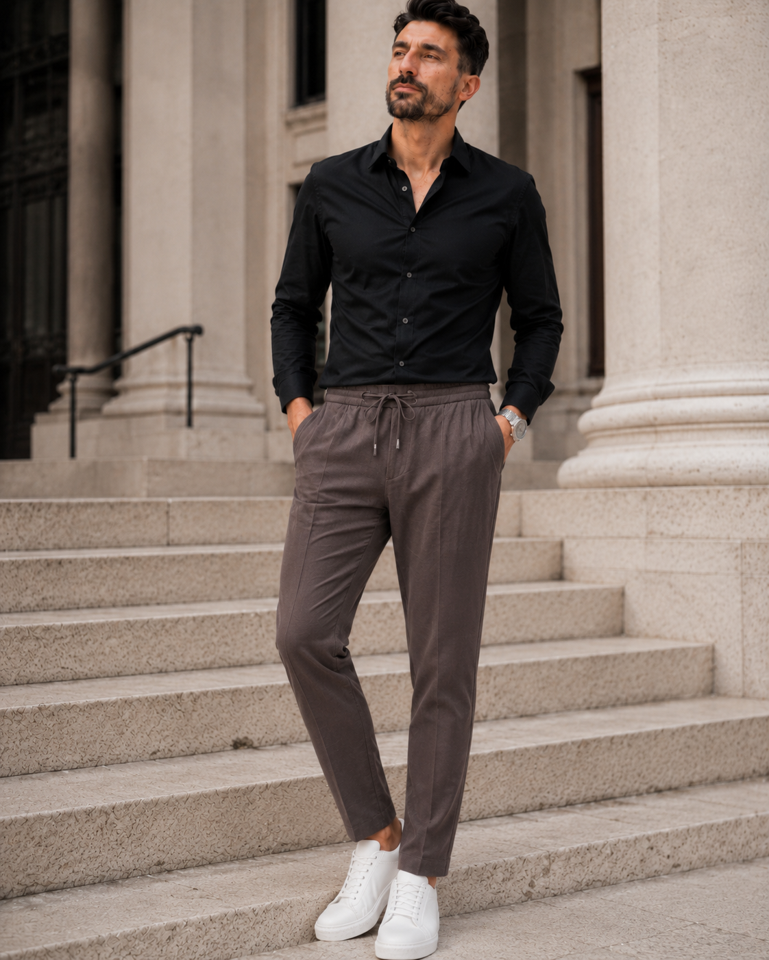 Pantaloni Trencel maro