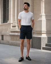 Pantaloni Trencel scurți bluemarin