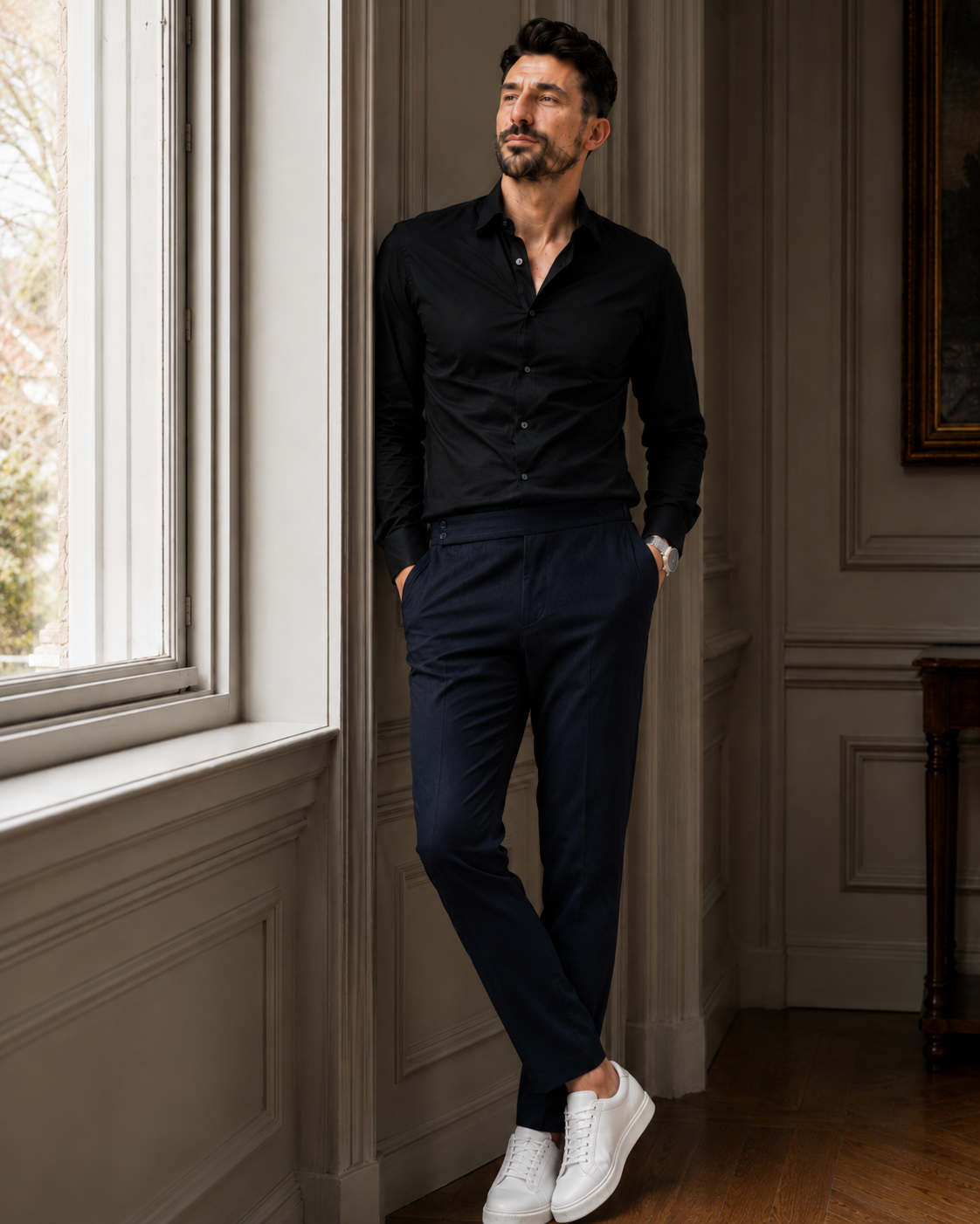 Pantaloni Velluto bluemarin