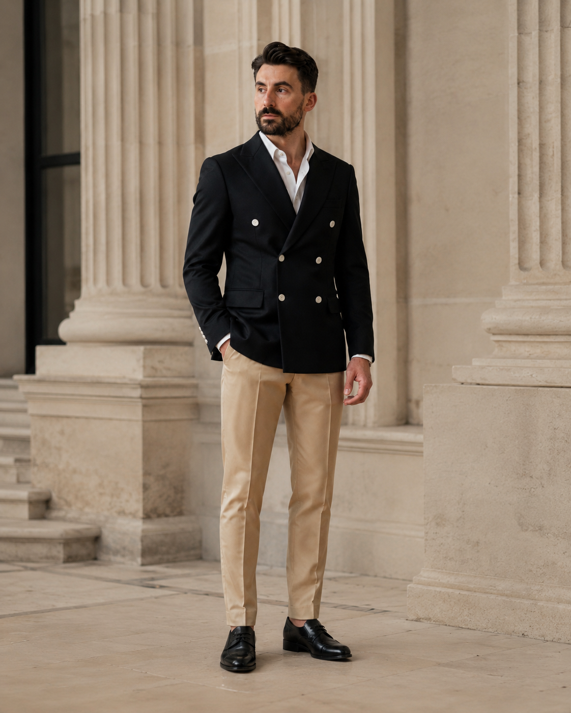 Pantaloni Voyage maro deschis