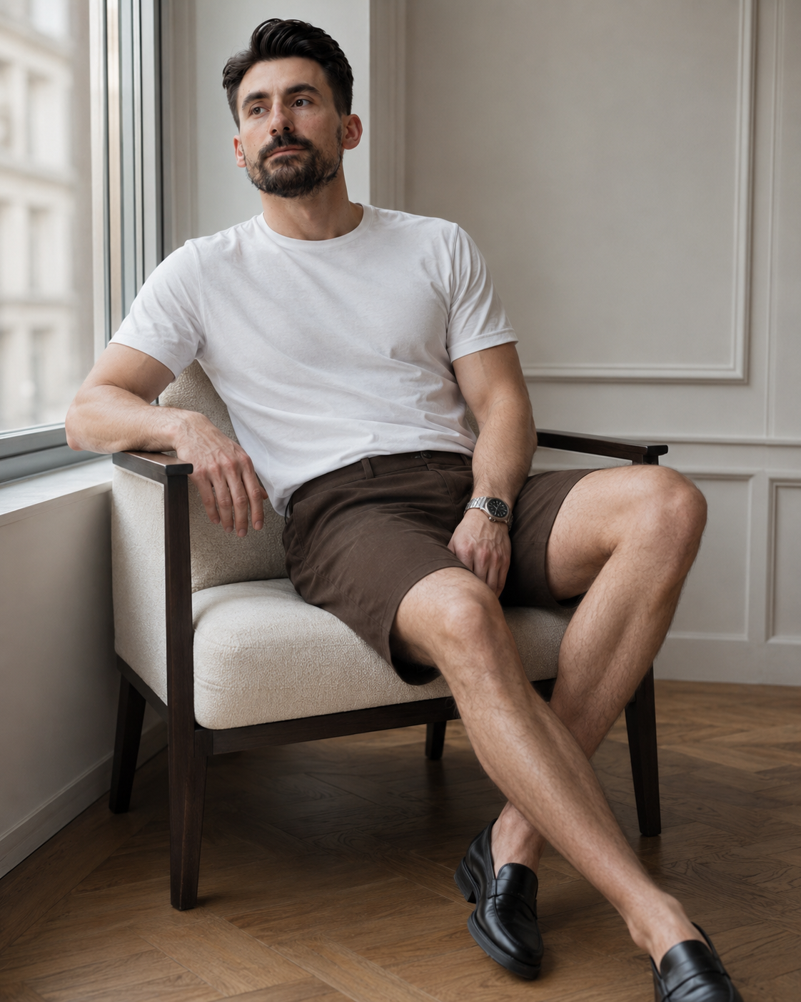 Pantaloni scurți Trencel maro