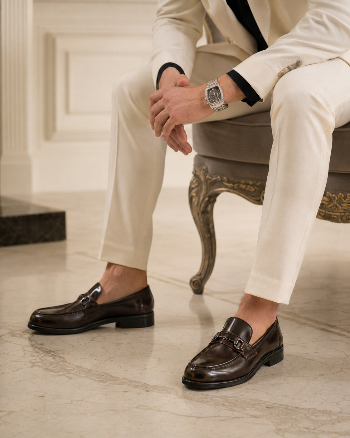 Pantofi Luxe maro
