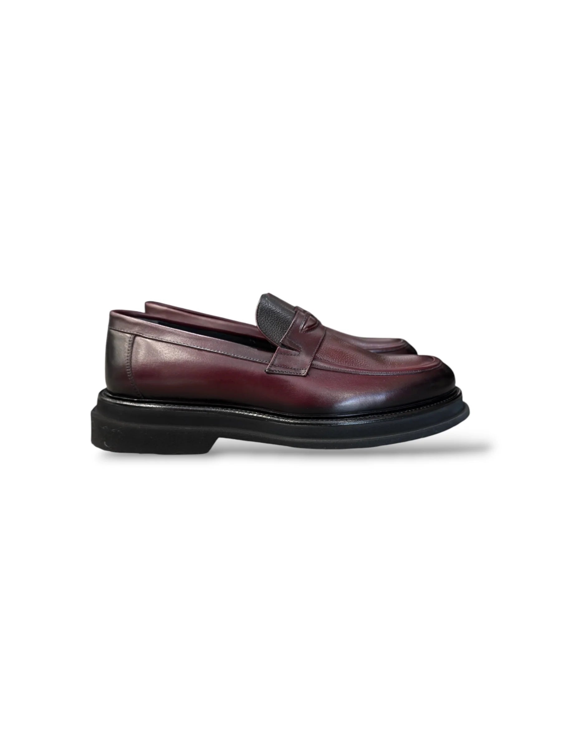 Loafers Anton bordo din piele naturală