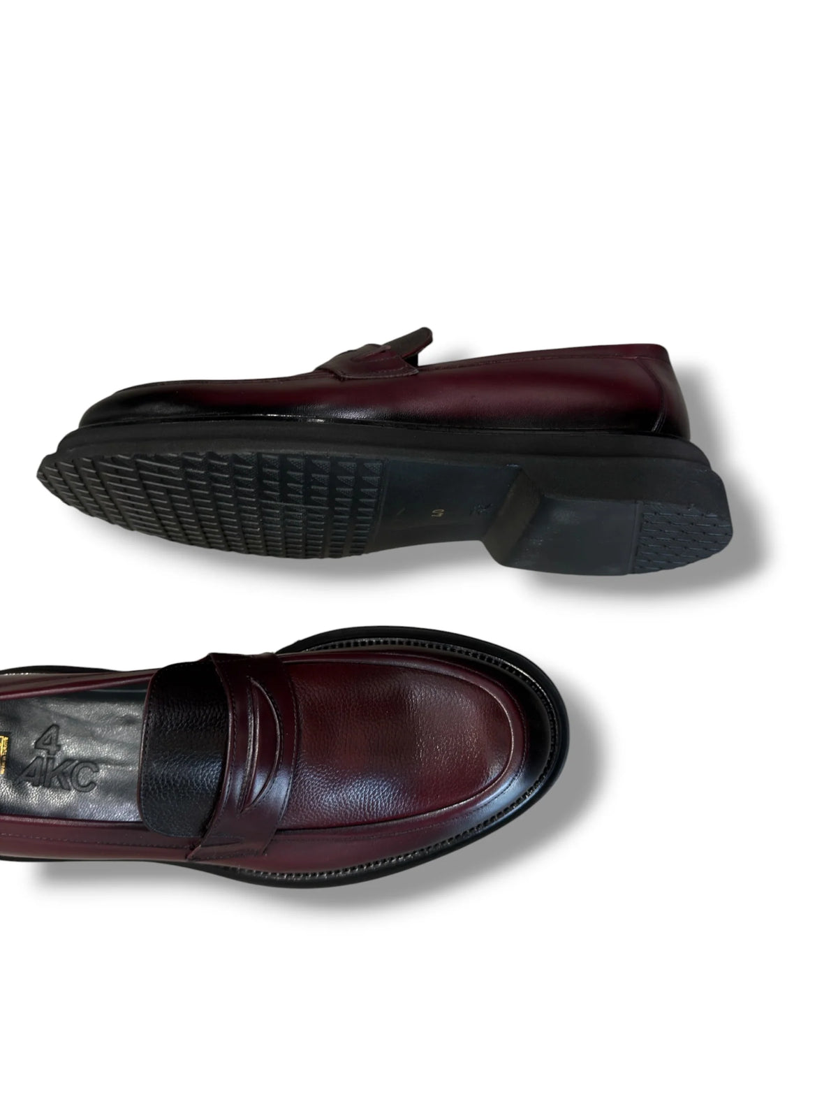 Loafers Anton bordo din piele naturală