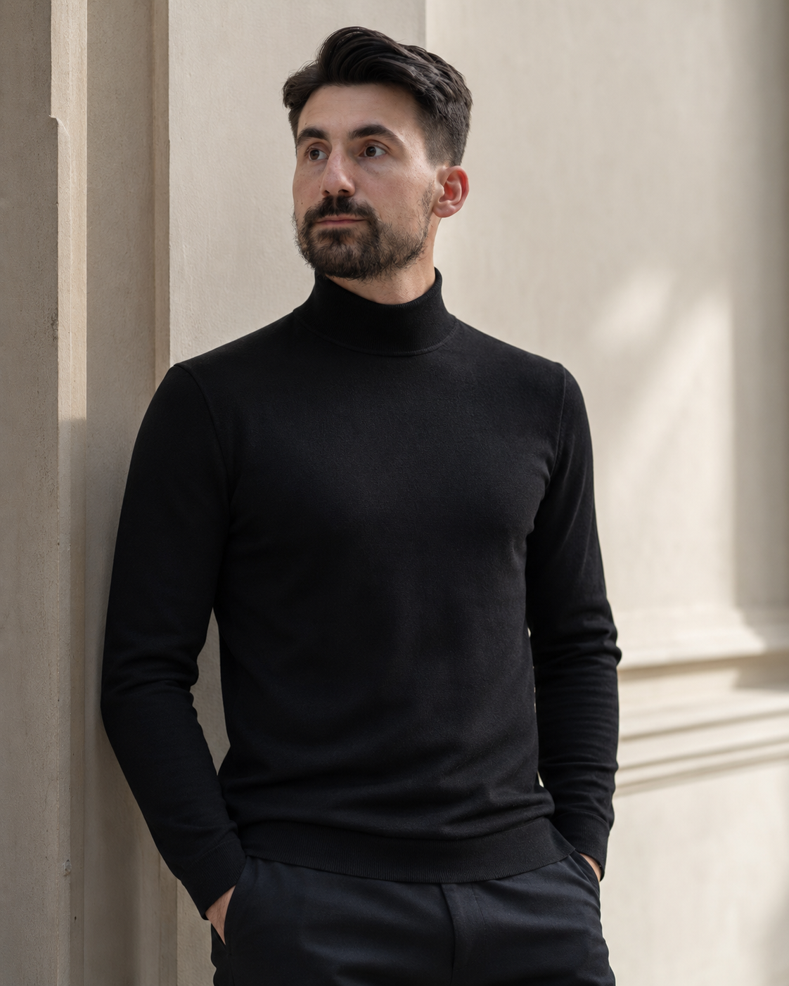 Pulover Bogazli negru