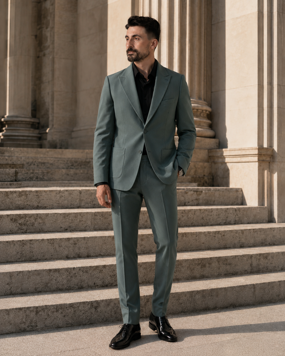 Sacou Art Oversize verde