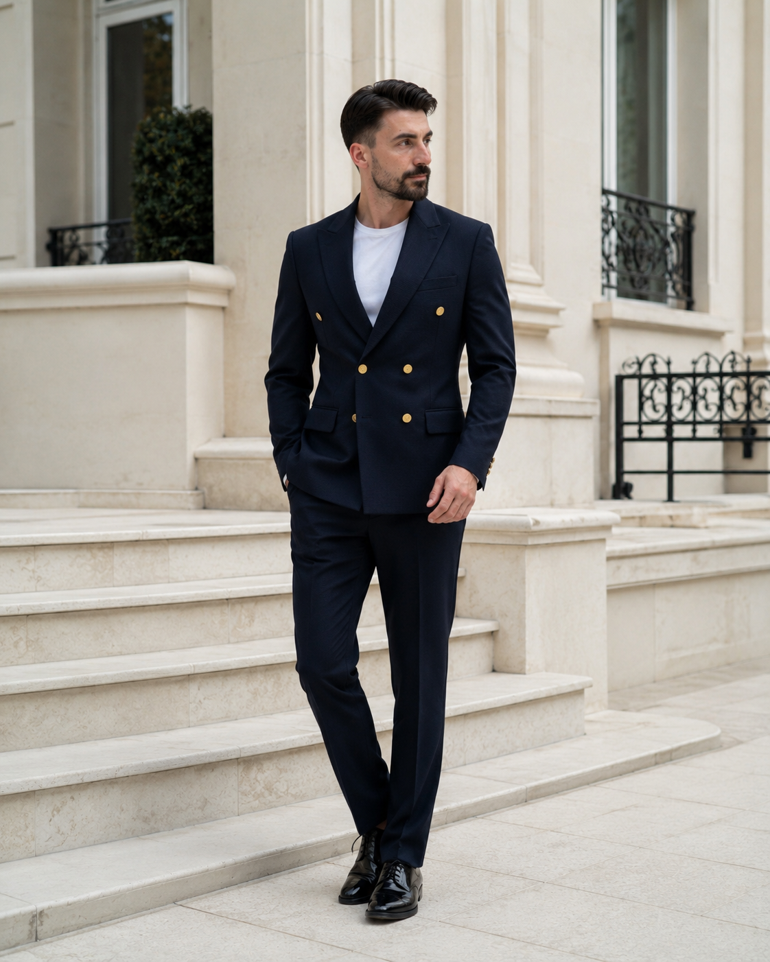 Sacou Kurvaze bluemarin