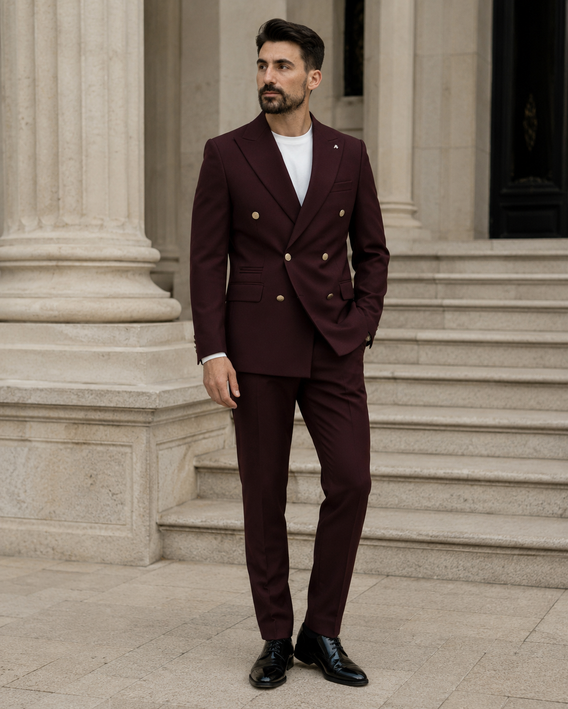 Sacou Kurvaze bordo