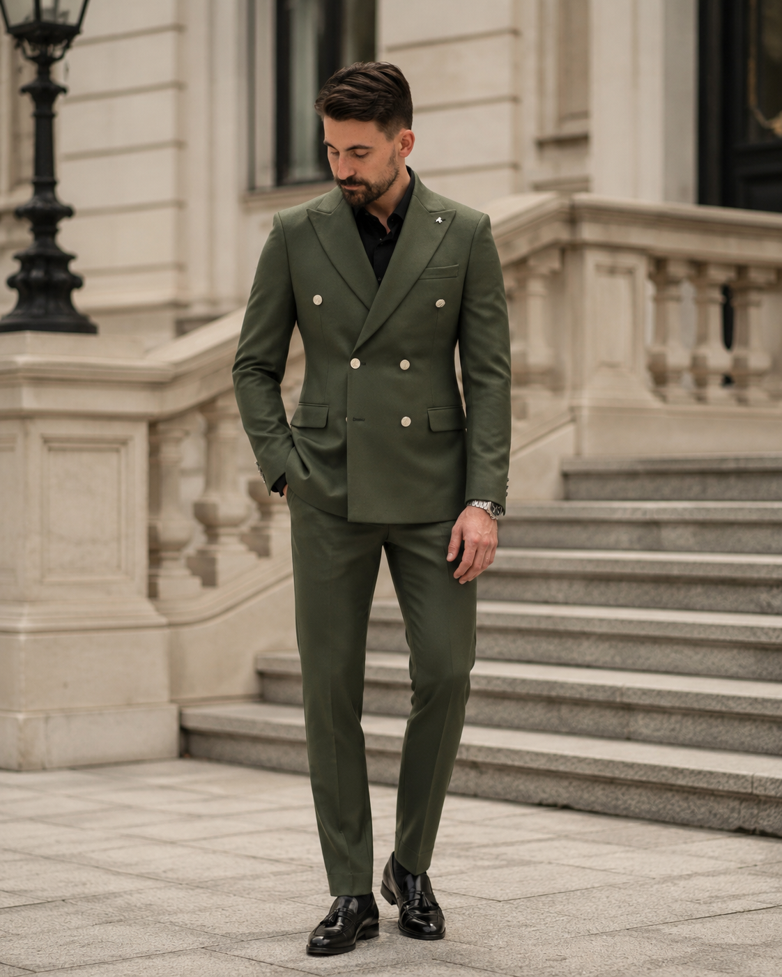 Sacou Kurvaze verde