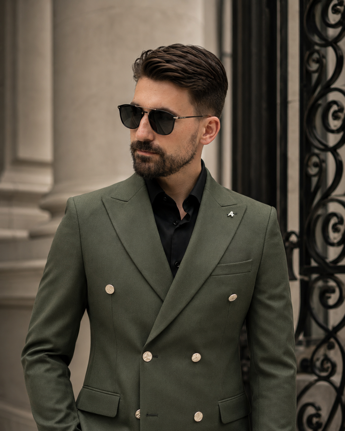 Sacou Kurvaze verde