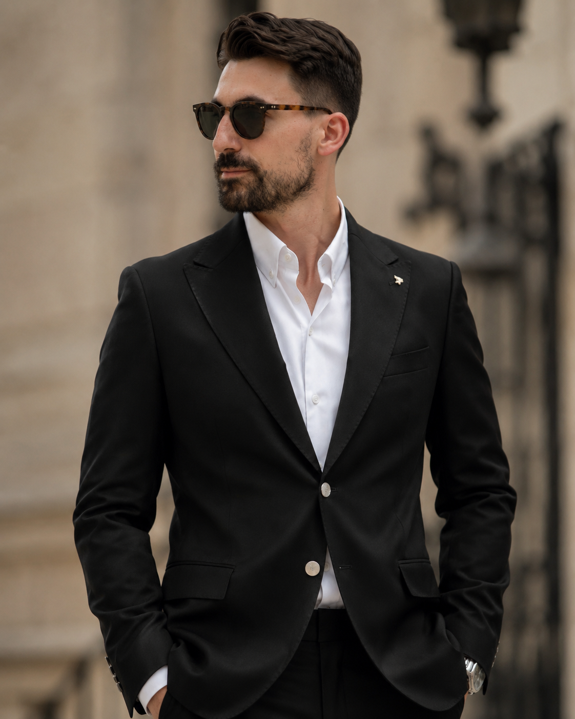 Sacou Limerick New negru