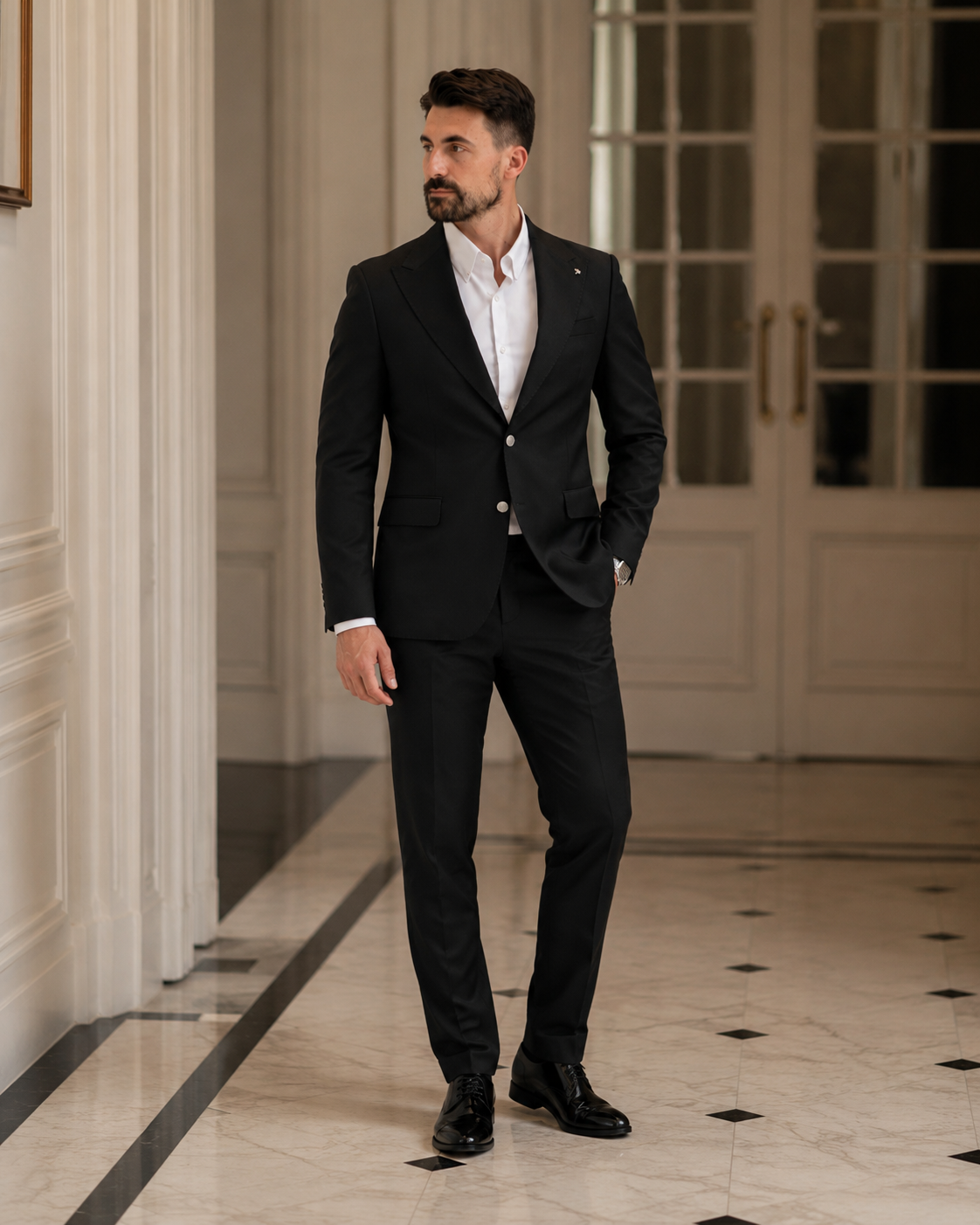 Sacou Limerick New negru