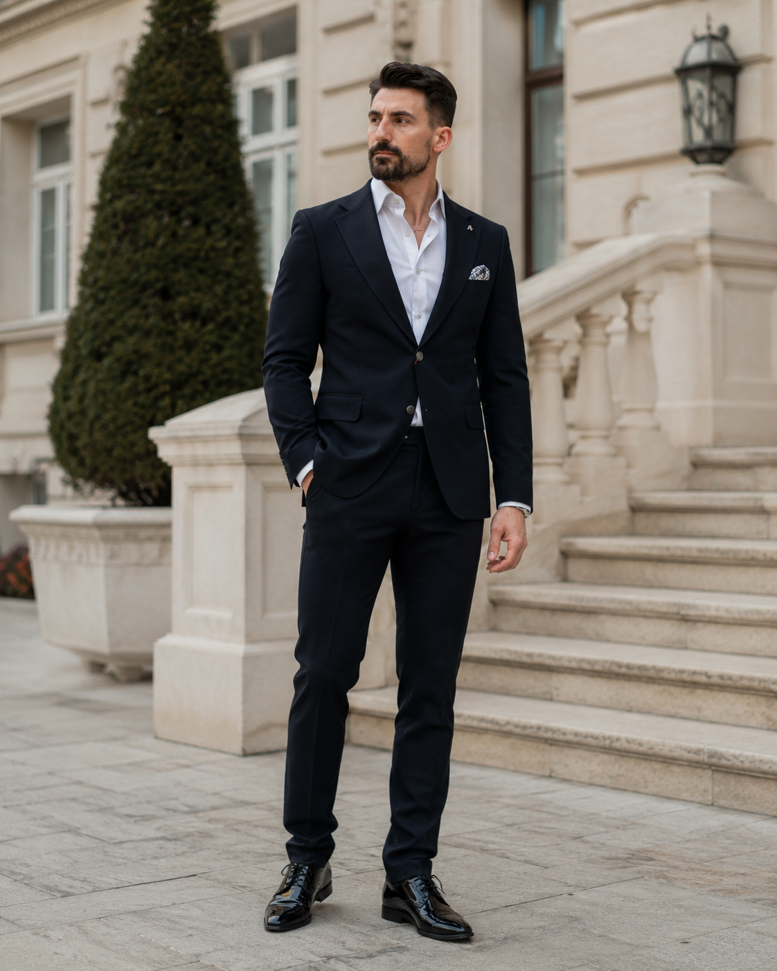 Sacou Limerick negru