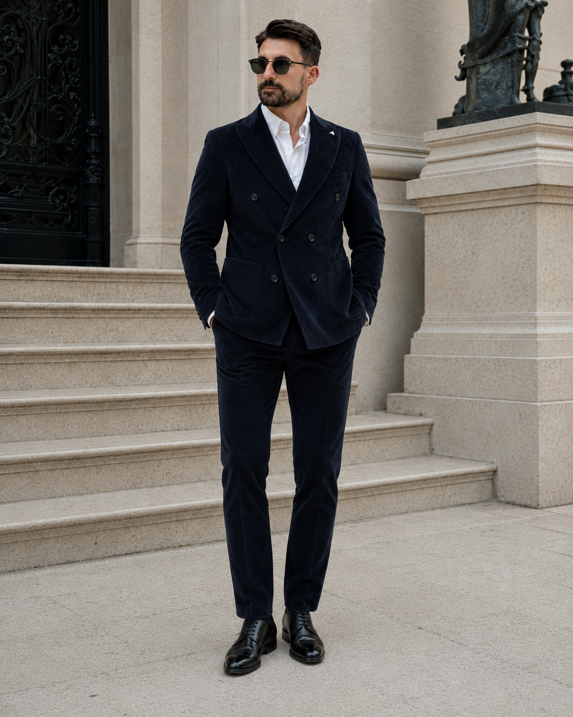 Sacou Velvet  negru