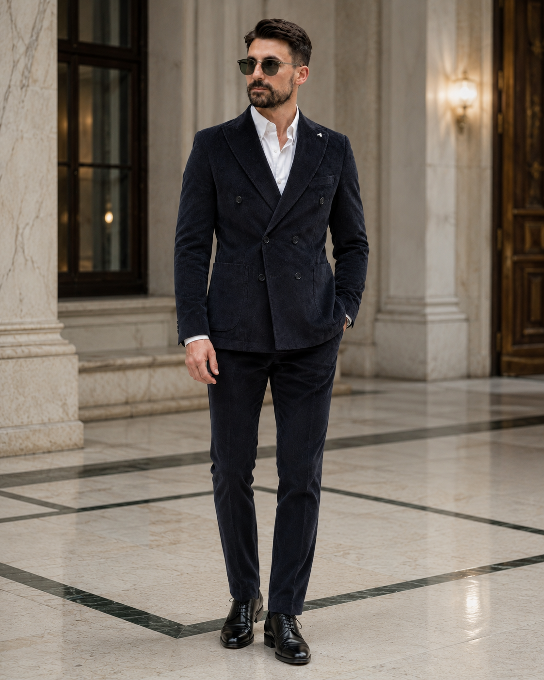 Sacou Velvet  negru