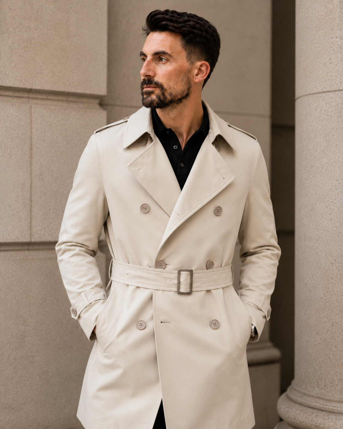 Trenchcoat crem