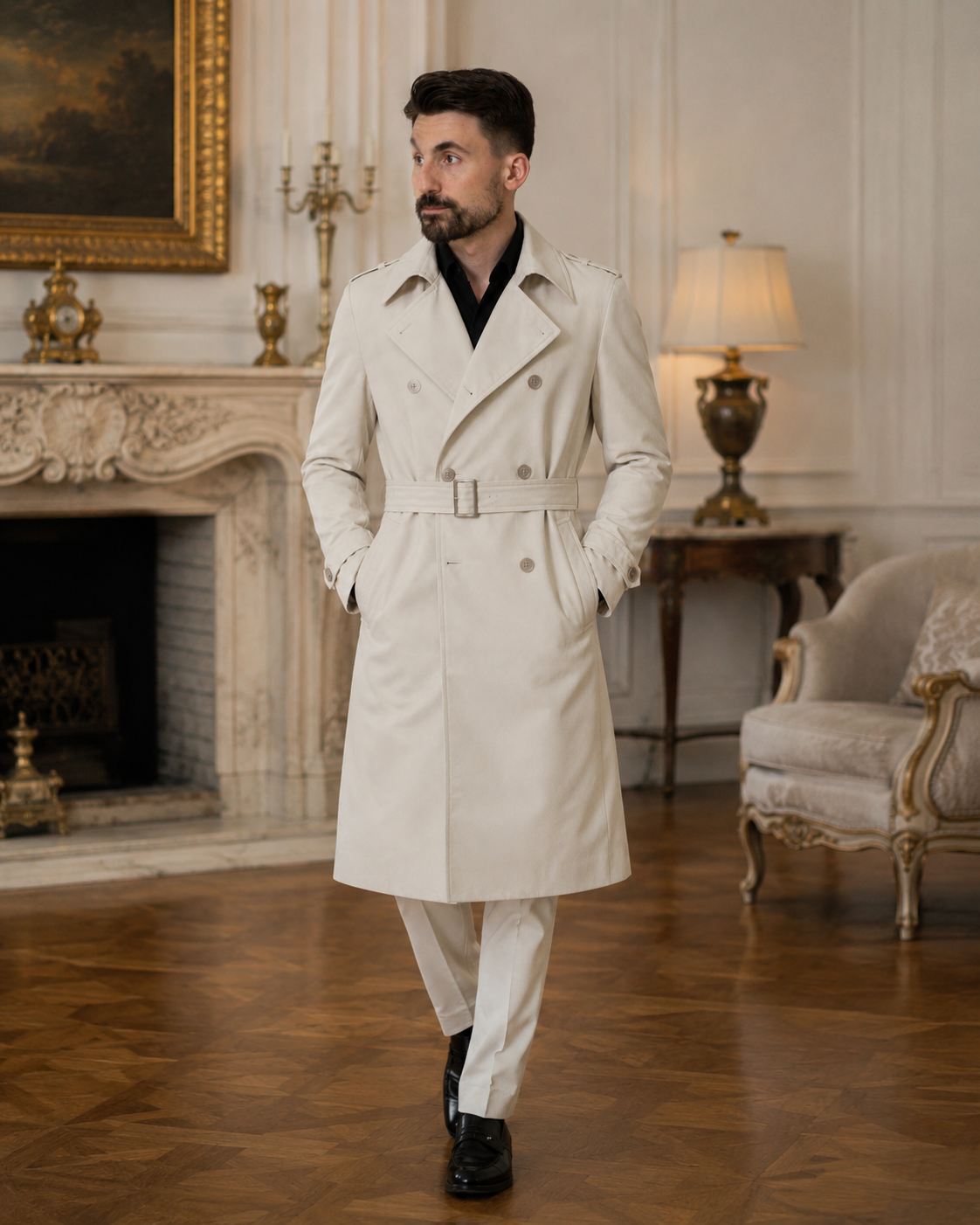 Trenchcoat crem