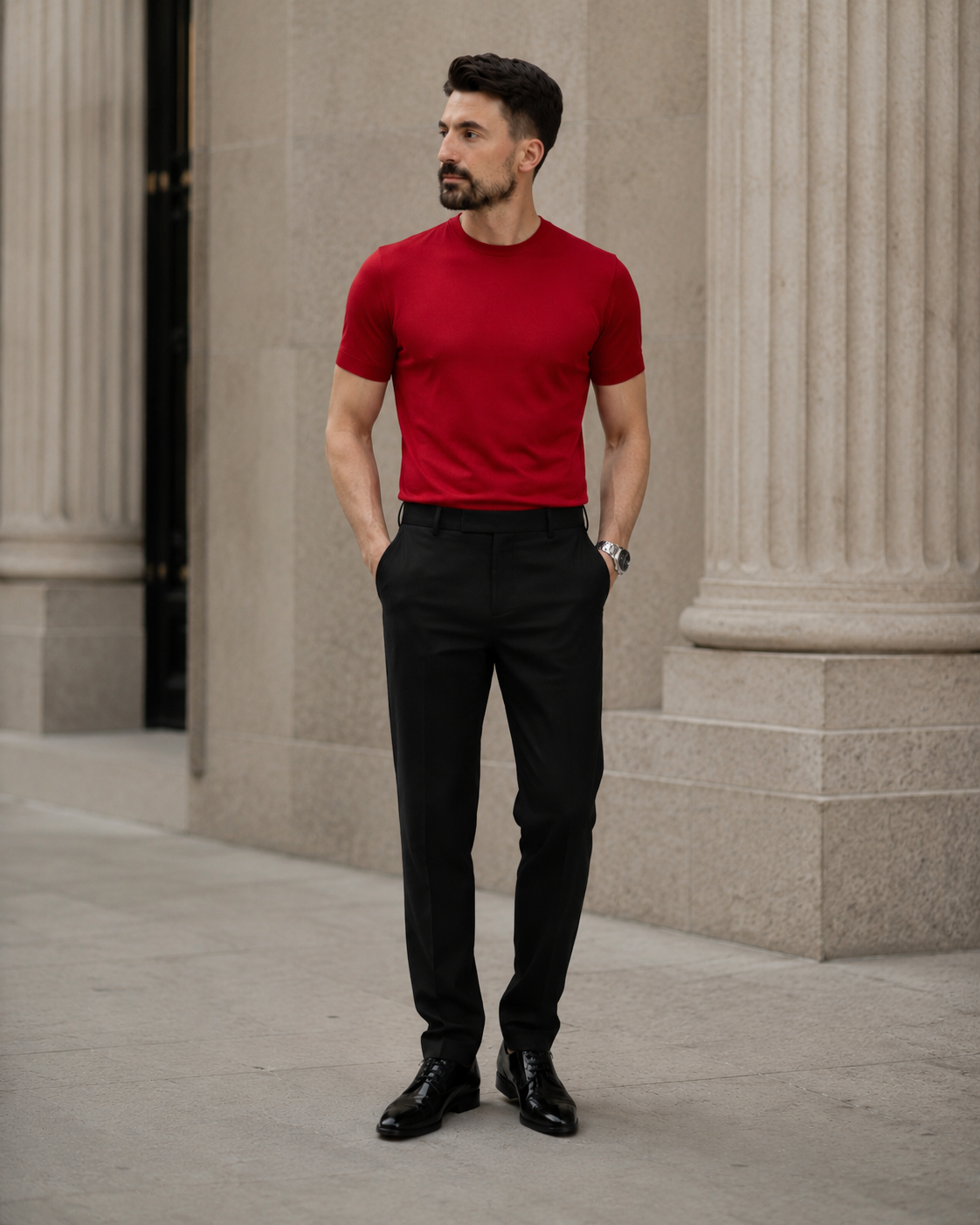 Tricou Rayon roșu
