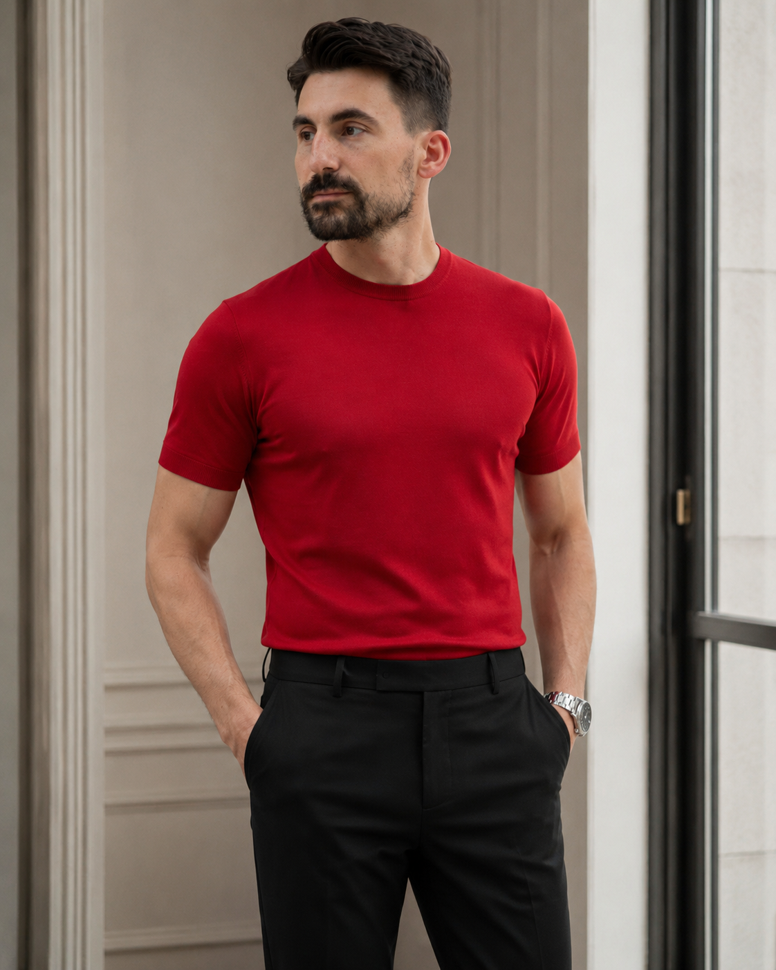 Tricou Rayon roșu