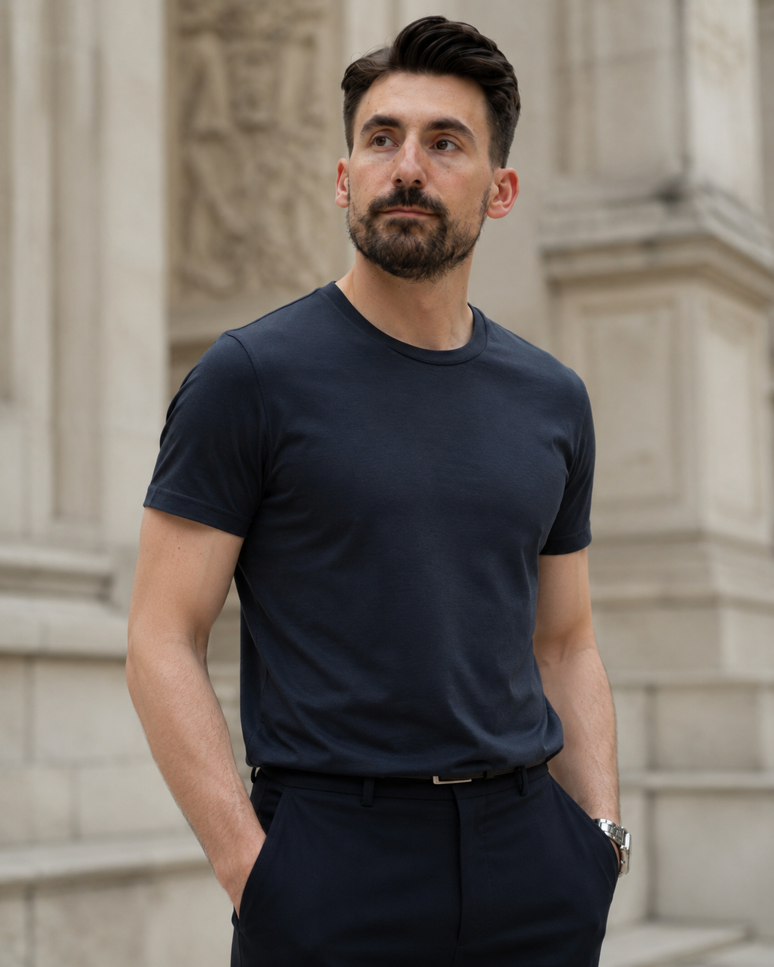 Tricou Boon bluemarin
