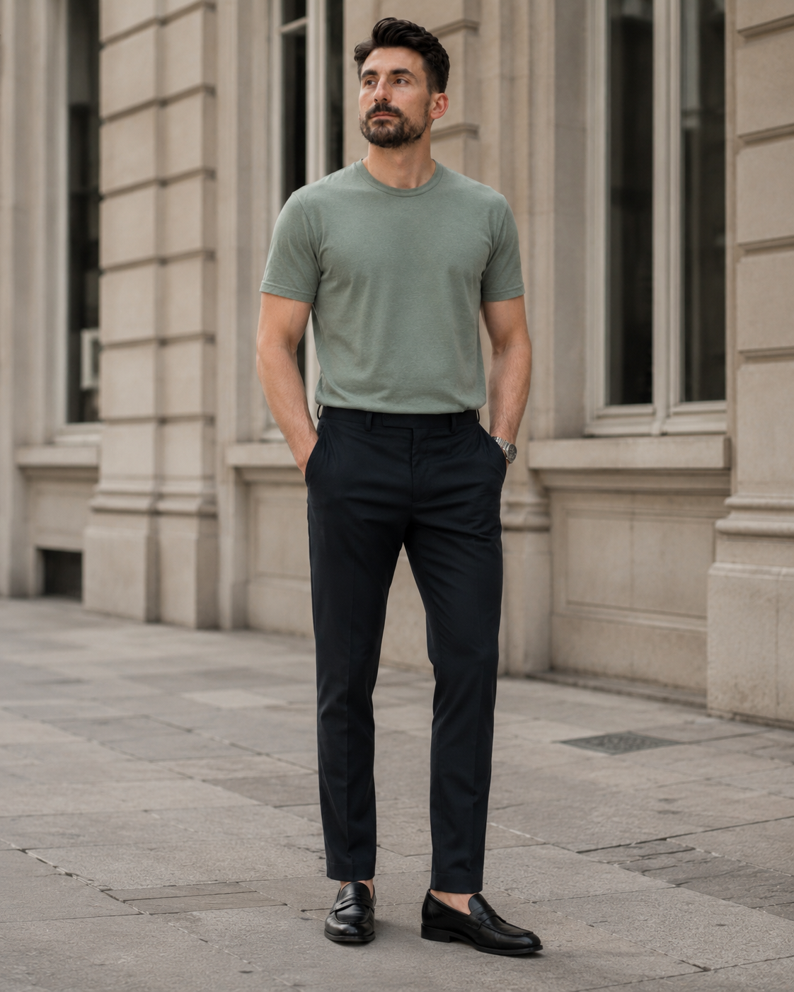 Tricou Boon kaki