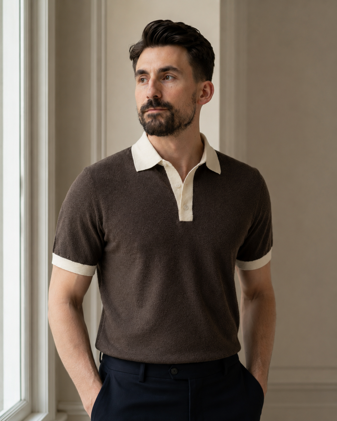 Tricou Bukle maro
