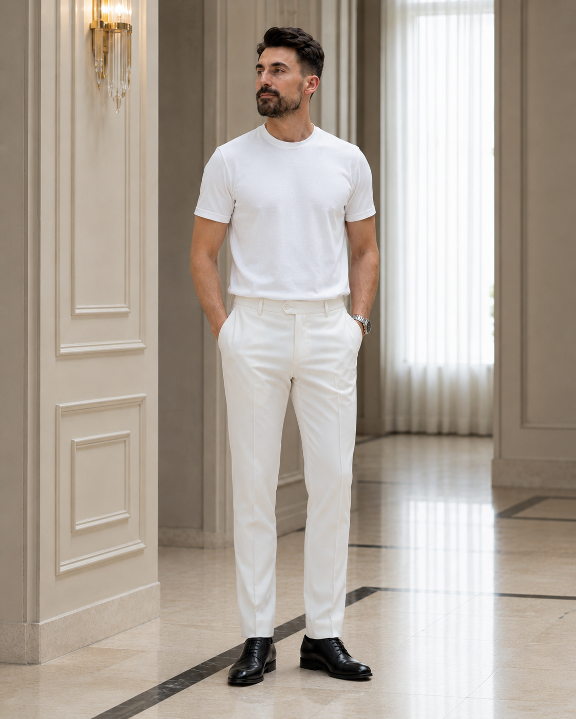 Tricou Dante alb