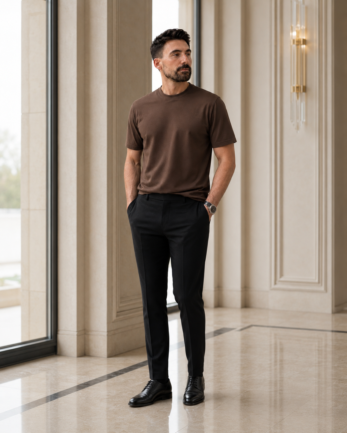 Tricou Dante maro