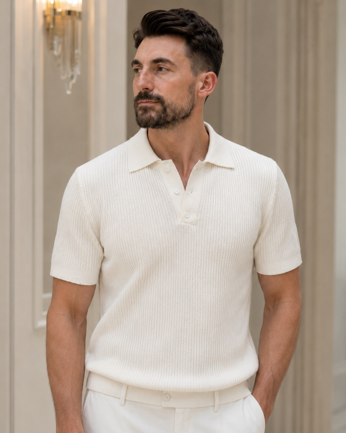 Tricou Fitilli alb