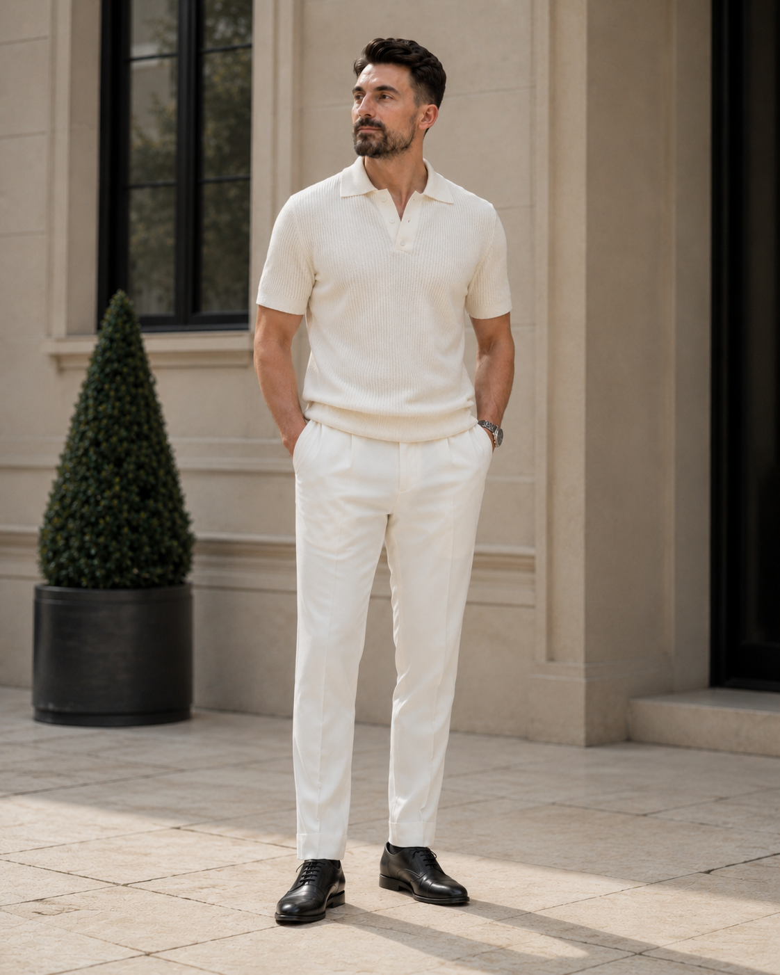 Tricou Fitilli alb
