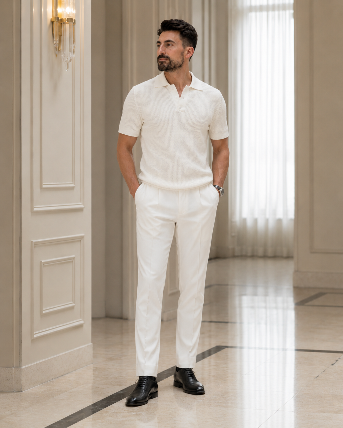 Tricou Fitilli alb