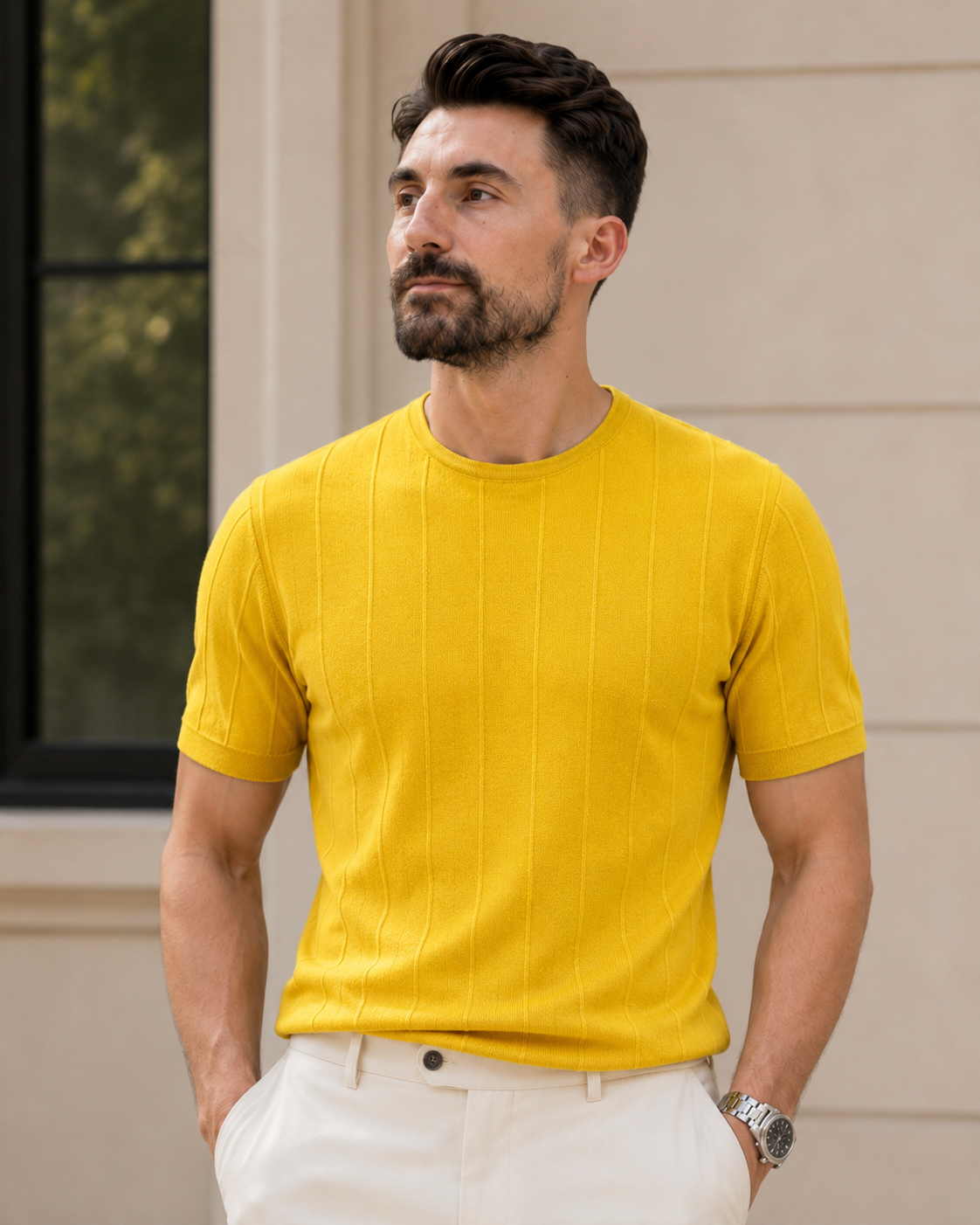 Tricou Golge galben