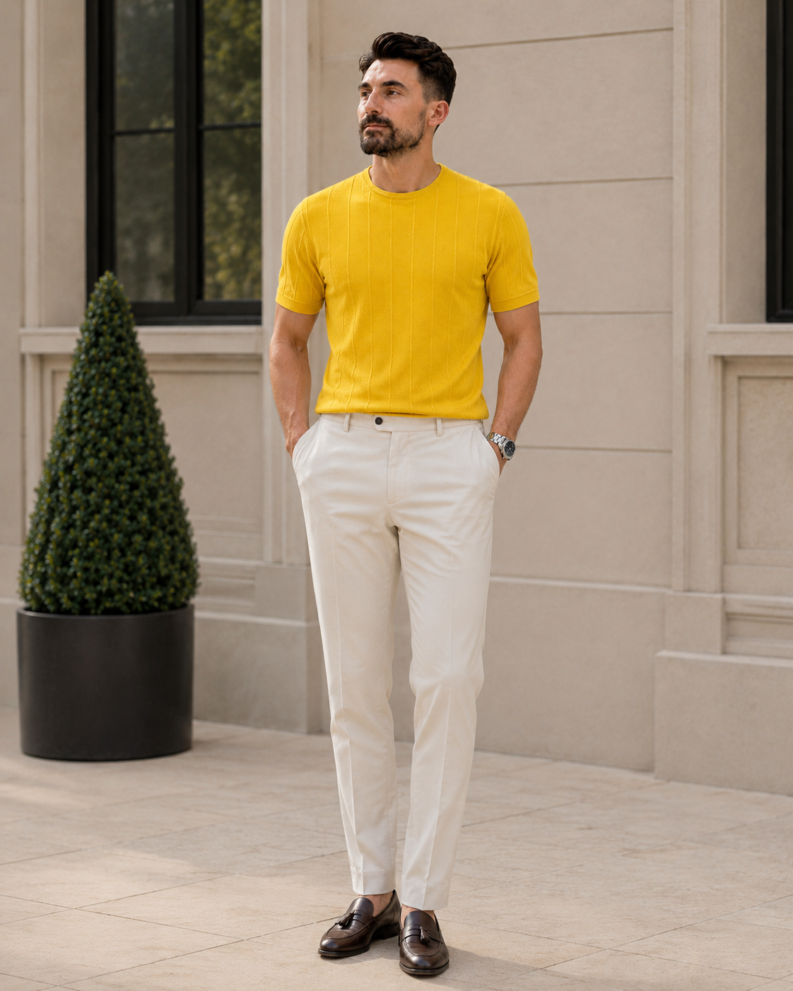 Tricou Golge galben