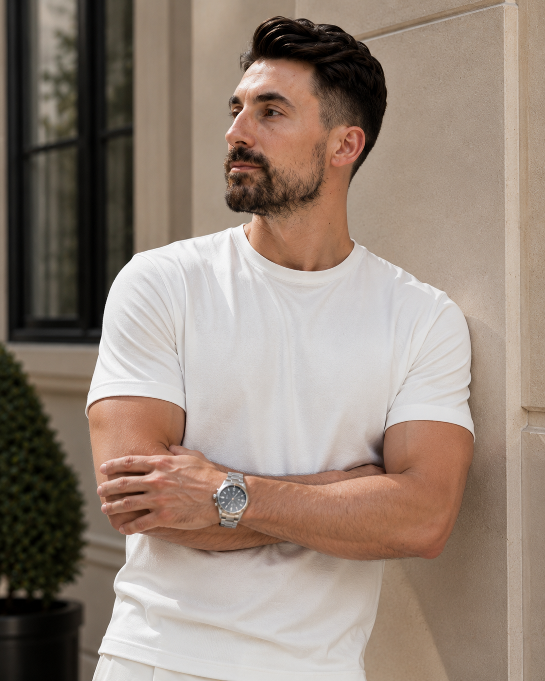 Tricou Modal alb