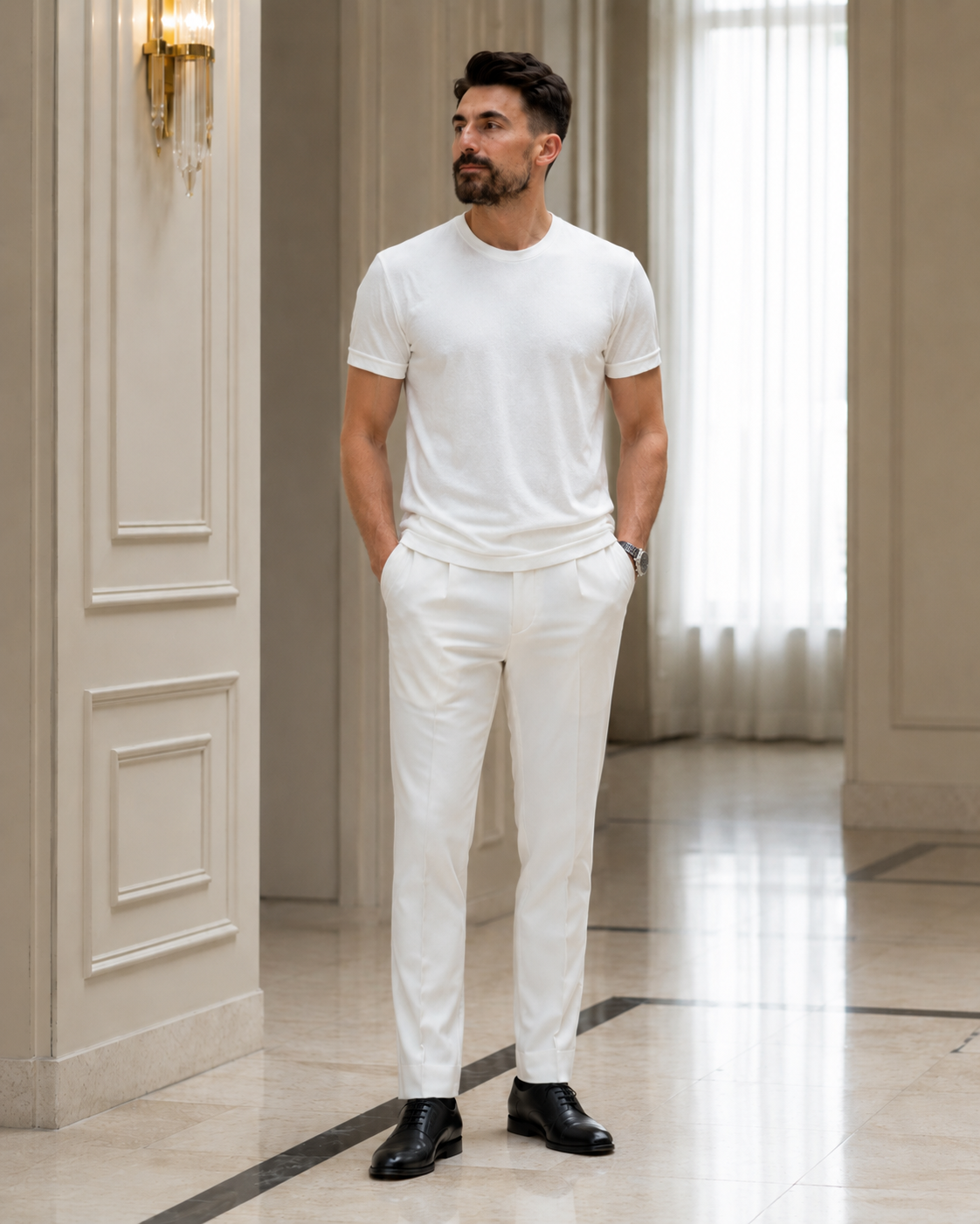 Tricou Modal alb