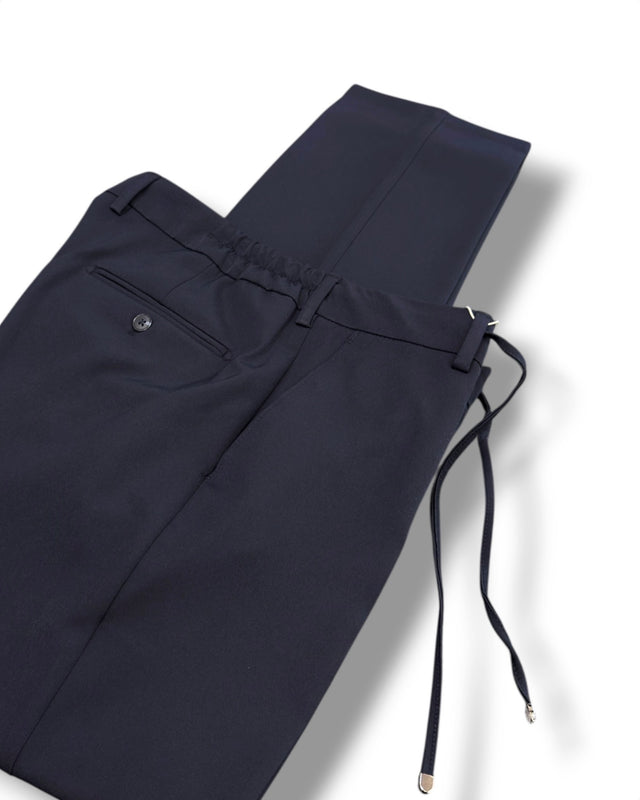 Pantaloni Richard bleumarin