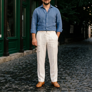 Pantaloni Luero Albi din Lyocell