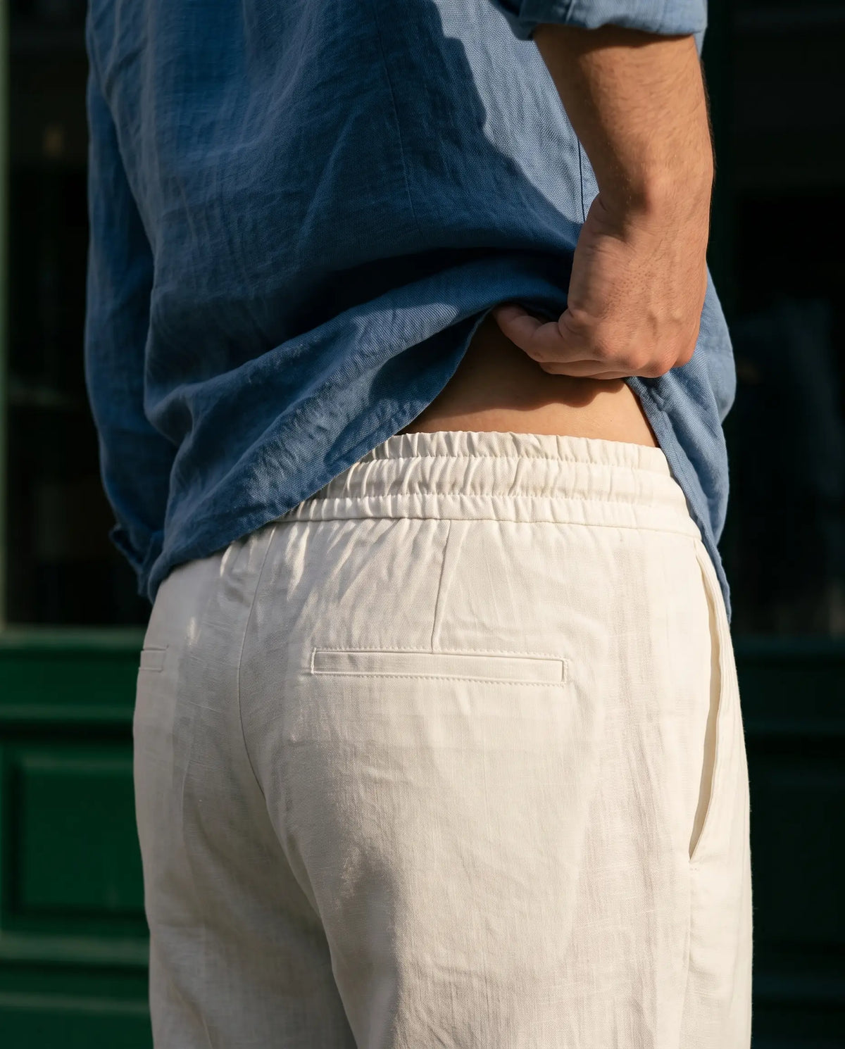 Pantaloni Luero Albi din Lyocell