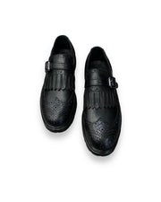 Pantofi Clasici cu Franjuri negru