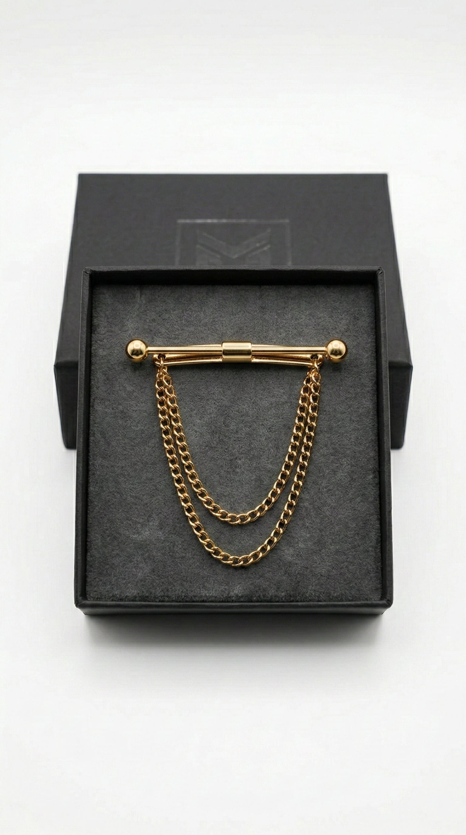 Ac de cravată auriu