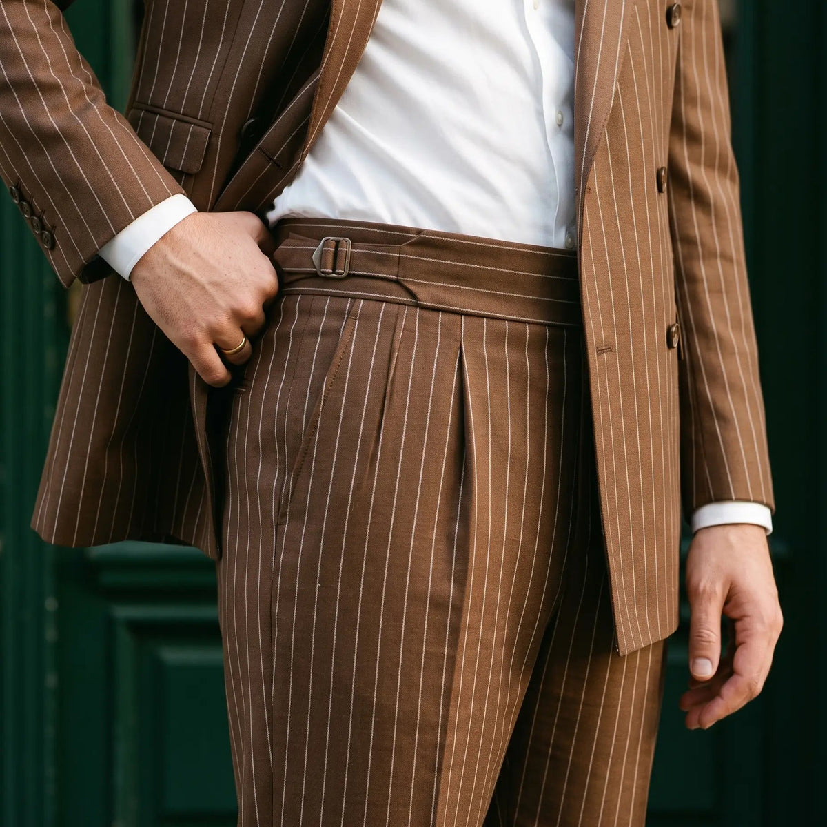 Costum Fabrizio maro cu Dungi